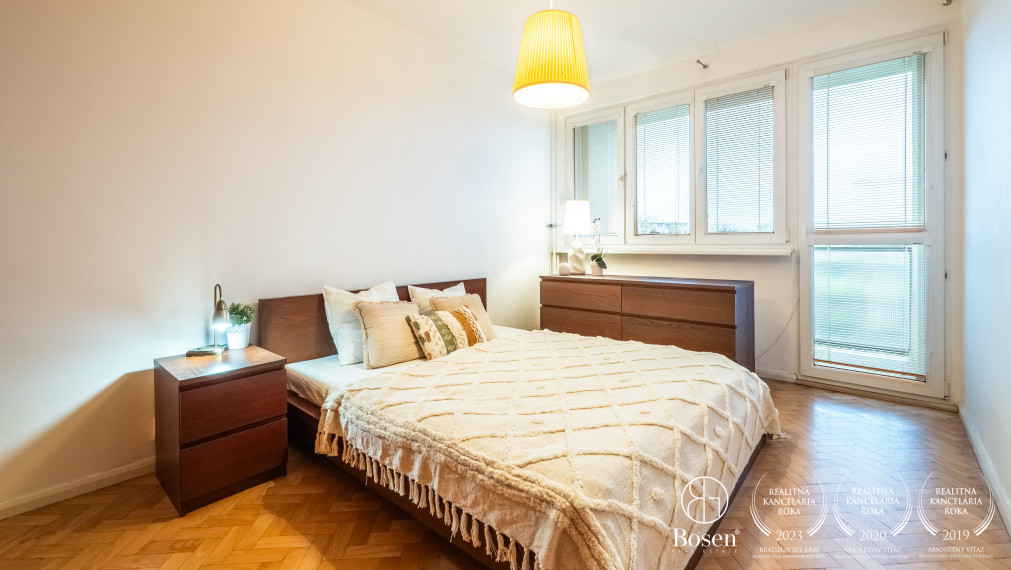 BOSEN | Klimatizovaný 2 izbový byt s balkónom, Sputniková, Bratislava - Ružinov