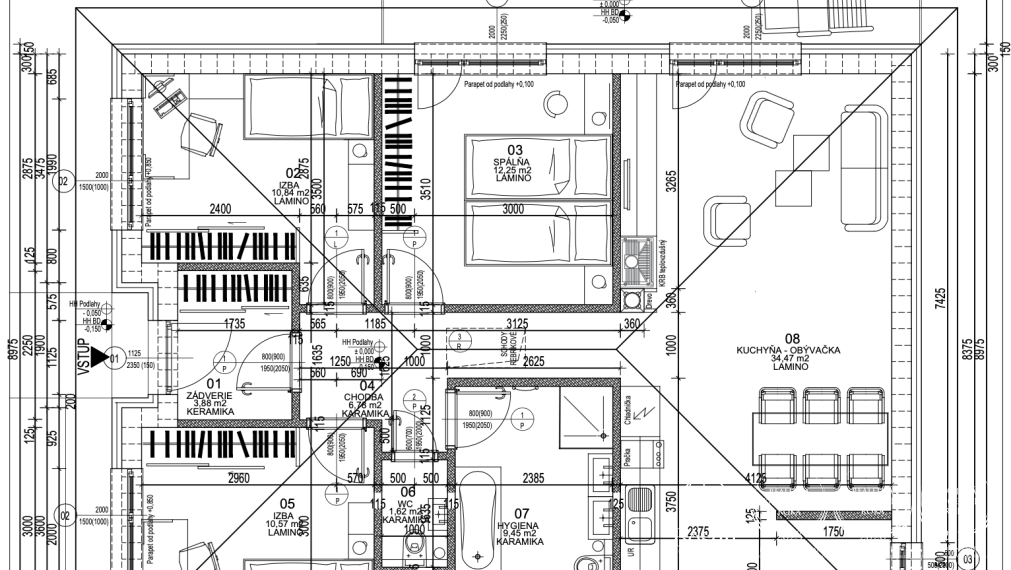 BOSEN | Rodinný dom - Dolný Bar - 89,86 m2 - 4 izbový