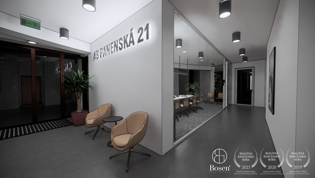 BOSEN | Prenájom kancelárskych priestorov 85,05m2 na Panenskej ulici - Staré Mesto, Bratislava