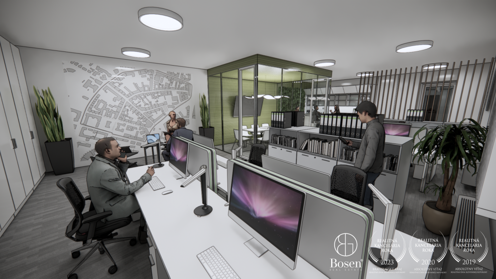 BOSEN | Prenájom kancelárskych priestorov 85,05m2 na Panenskej ulici - Staré Mesto, Bratislava
