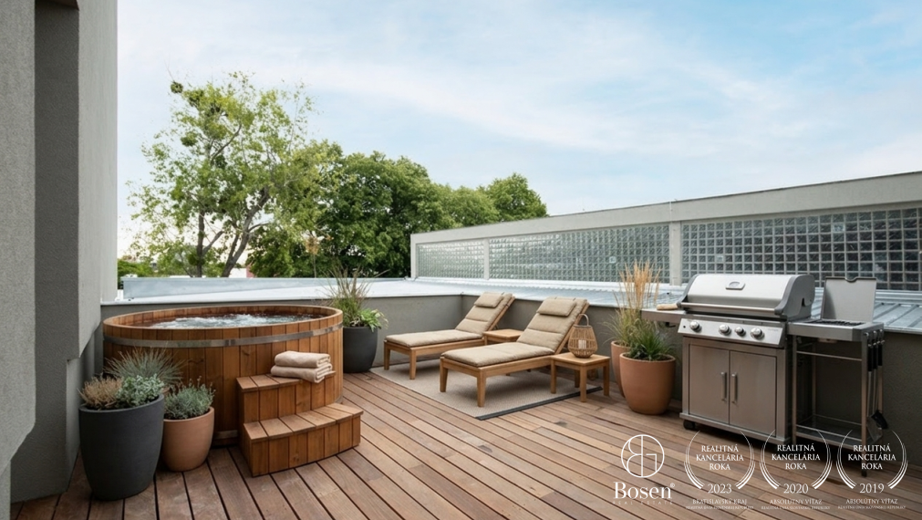 BOSEN | 2 izbový byt s 32 m² terasou | Pionierska, Bratislava