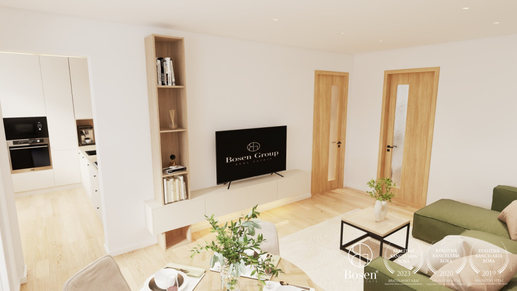 BOSEN | 3 izbový byt po kompletnej rekonštrukcii s loggiou, 71,55 m², Karola Adlera, Dúbravka