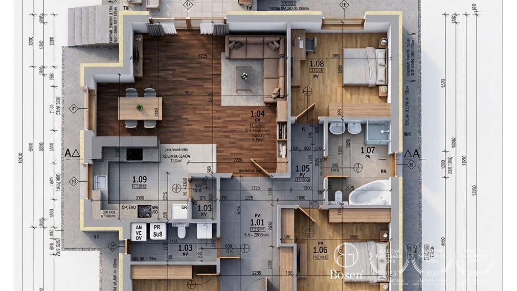BOSEN | 4 IZBOVÝ RODINNÝ DOM V RESIDENCE FLORIDA VILLA PARK, Dunajská streda