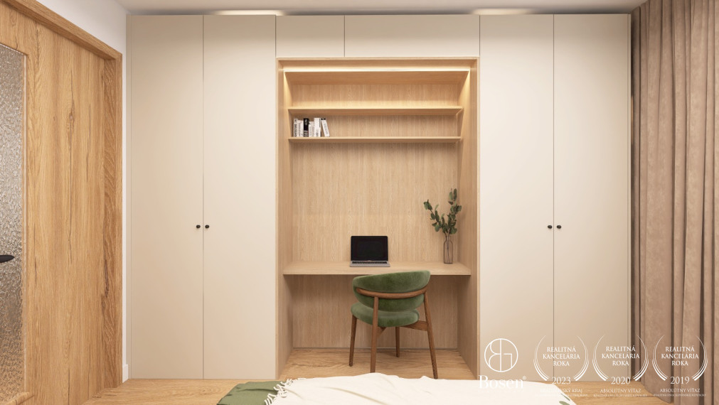 BOSEN | Dizajnový kompletne zrekonštruovaný 4 izbový byt s loggiou, 74,46 m², Dúbravka