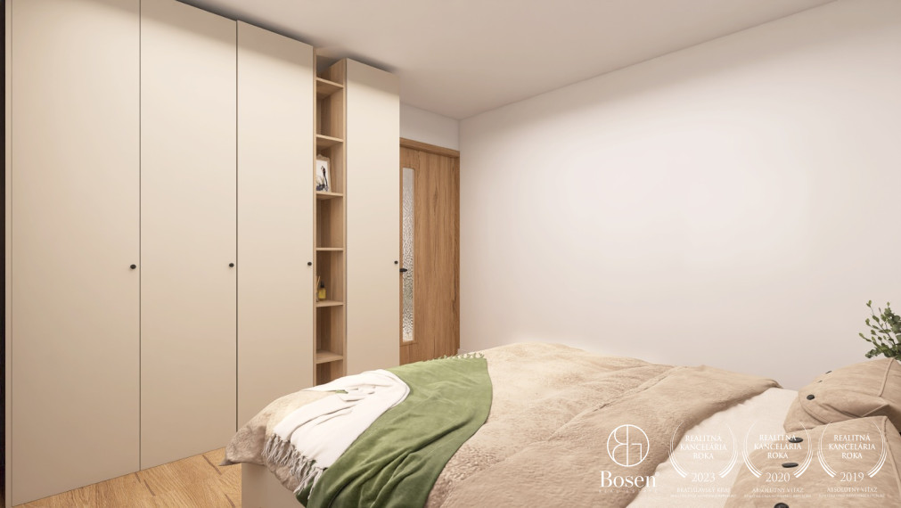 BOSEN | Dizajnový kompletne zrekonštruovaný 4 izbový byt s loggiou, 74,46 m², Dúbravka