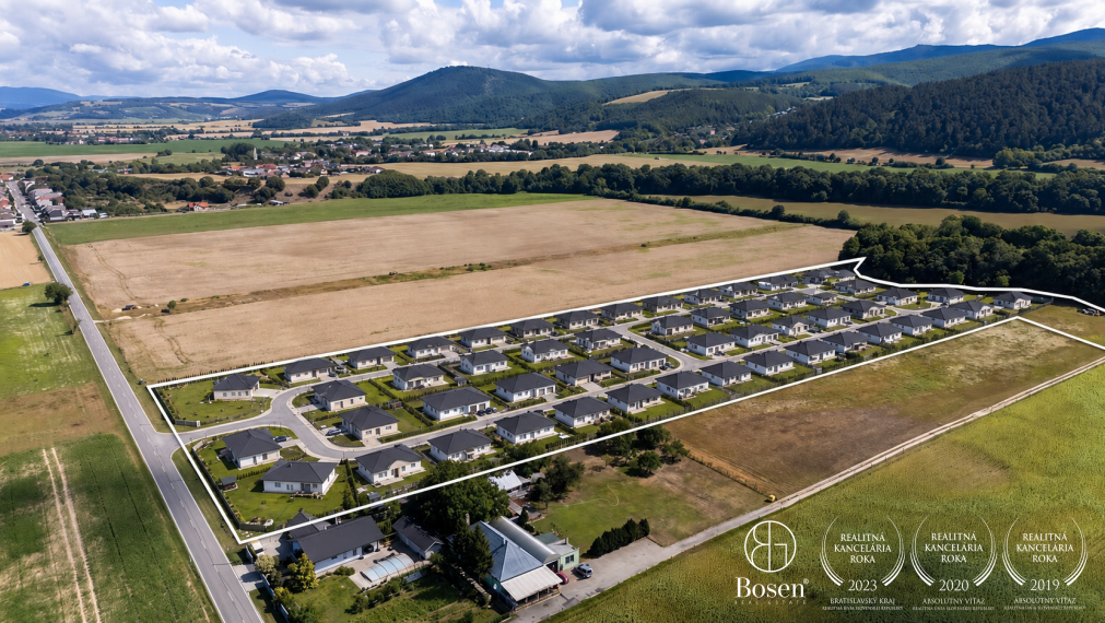 BOSEN | DEVELOPERSKÝ POZEMOK PRE PROJEKT IBV - HRÁDOK 43 524 m²