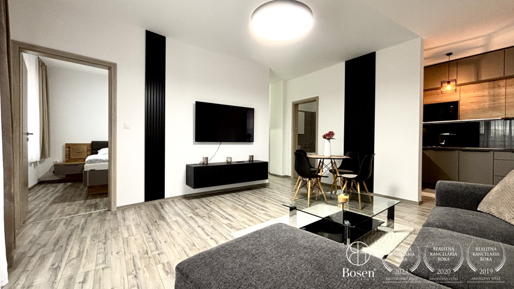 BOSEN | Zariadený 2 izbový byt s loggiou a parkovacím státim, Dunajská Lužná