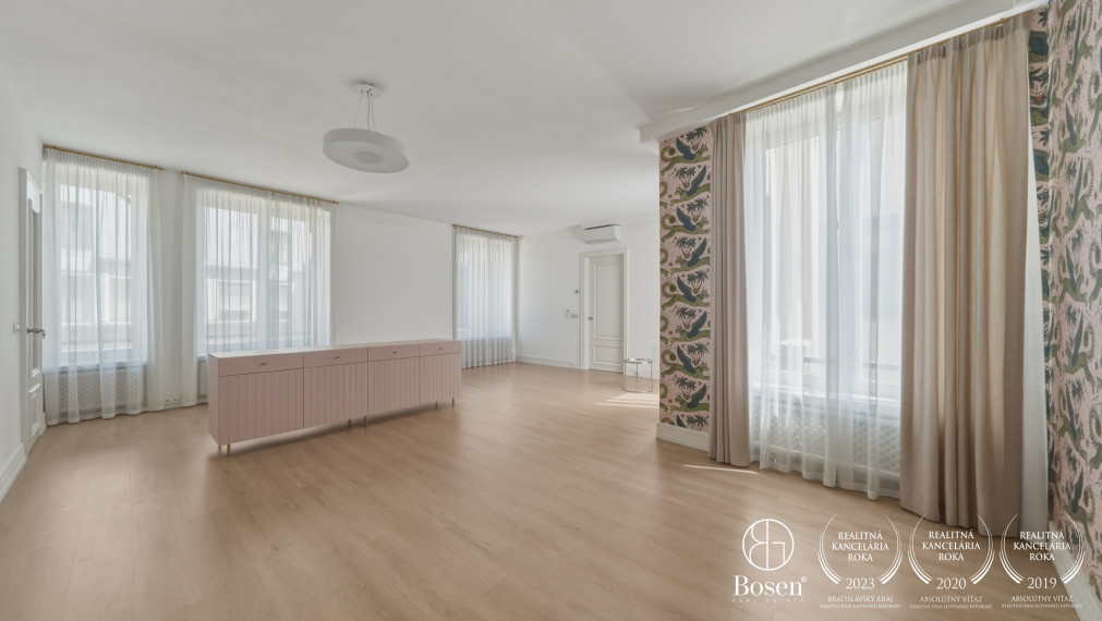 BOSEN | Nadštandardný 3 izbový byt, Gorkého - Palác Motešických