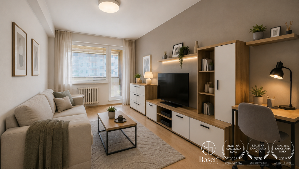 BOSEN | Garsónka s loggiou, 29,95 m², Račianska, Bratislava – Rača
