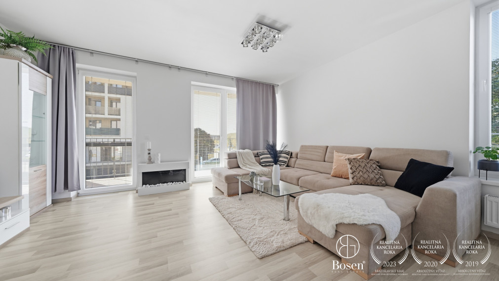 BOSEN | Zariadený 4kk byt v novostavbe Slnečnice, Petržalka, 94 m²