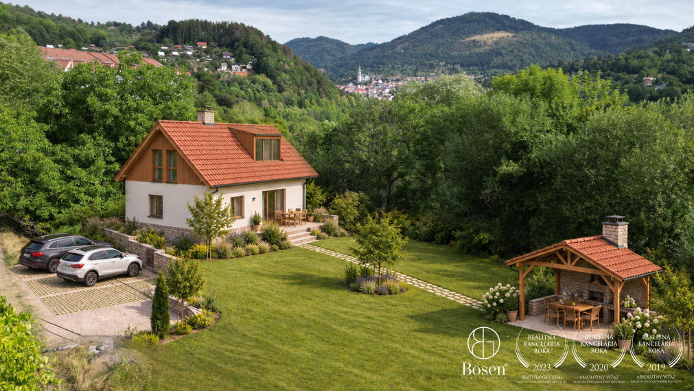 BOSEN | Rekreačný pozemok s výhľadom na Kremnicu, 1 694 m²