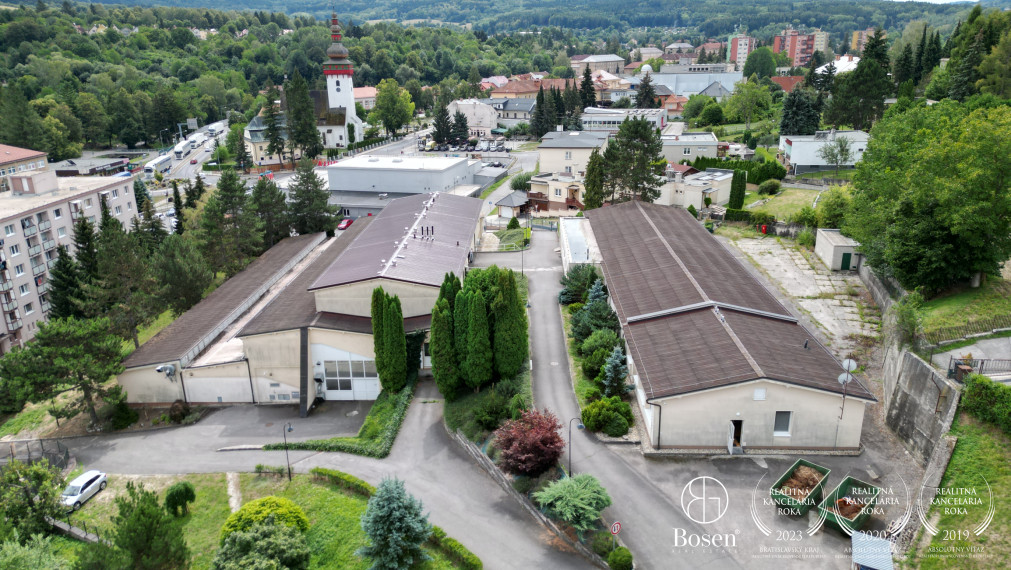 BOSEN | Výrobný areál Handlová, pozemok 9 643 m²
