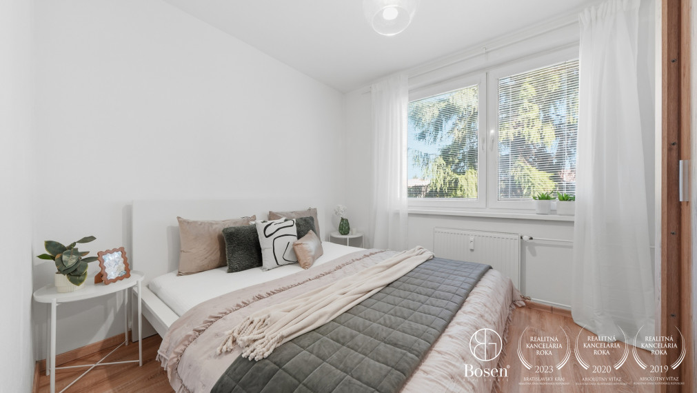 BOSEN | Svetlý 2 izbový byt s balkónom v pokojnej časti, Rusovce  51,76 m²