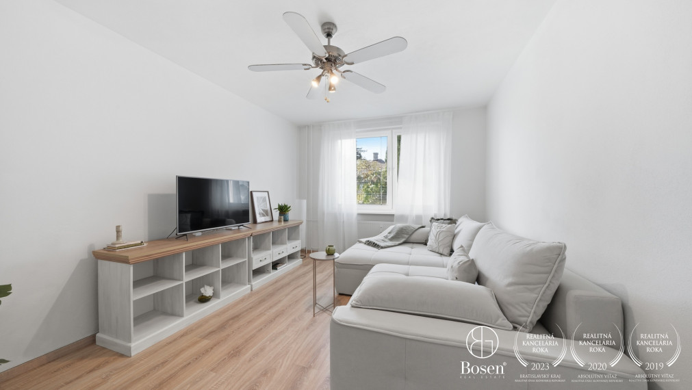 BOSEN | Svetlý 2 izbový byt s balkónom v pokojnej časti, Rusovce  51,76 m²