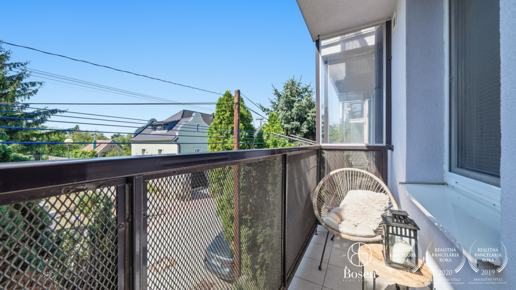 BOSEN | Svetlý 2 izbový byt s balkónom v pokojnej časti, Rusovce  51,76 m²