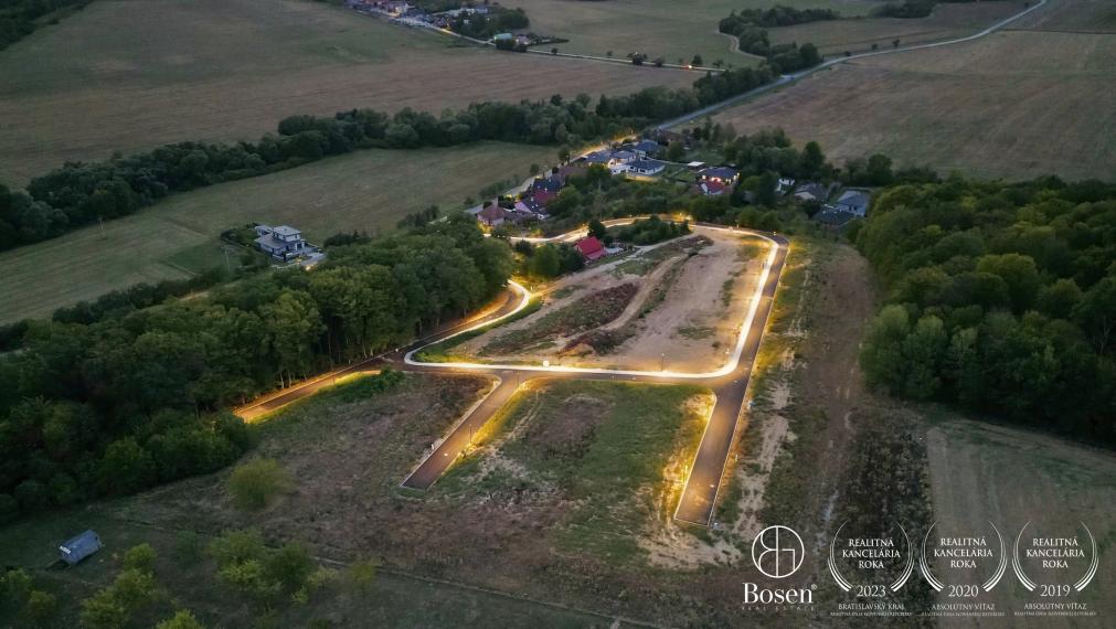 BOSEN | 32 lukratívnych pozemkov 654 – 1.142 m², Skalka nad Váhom, Trenčín