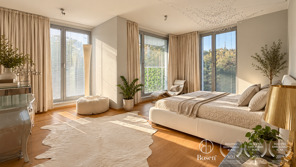 BOSEN | Brečtanová – veľkorysý 3 izbový byt s výhľadmi, Bratislava, 134 m2