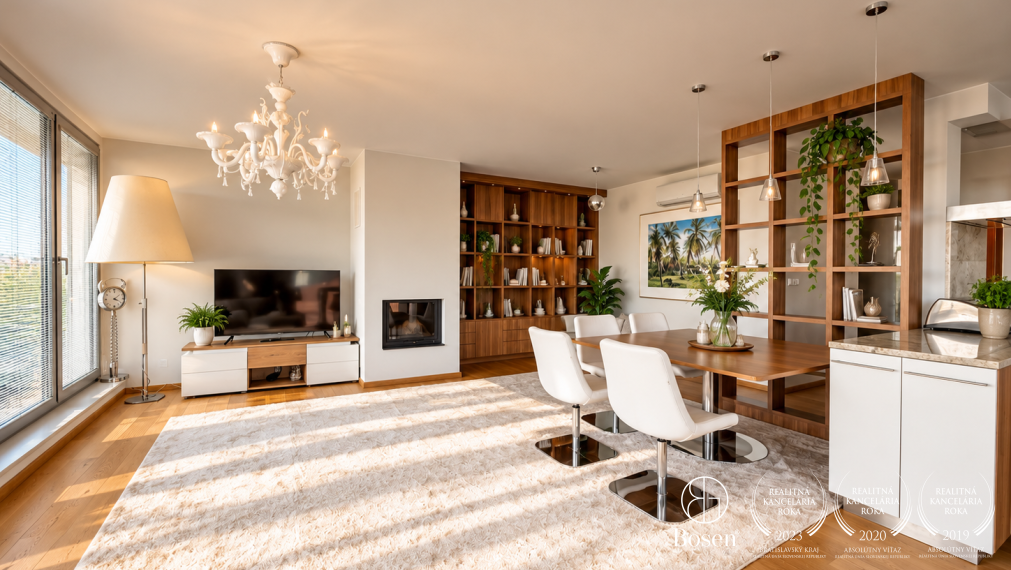 BOSEN | Brečtanová – veľkorysý 3 izbový byt s výhľadmi, Bratislava, 134 m2