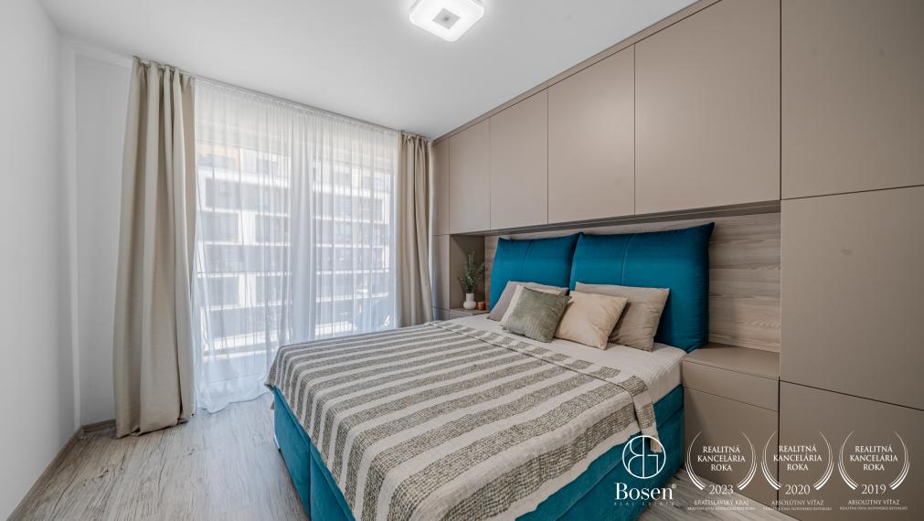 BOSEN | Zariadený 2 izbový klimatizovaný byt s loggiou v novostavbe Slnečnice | Mesto, 59 m²