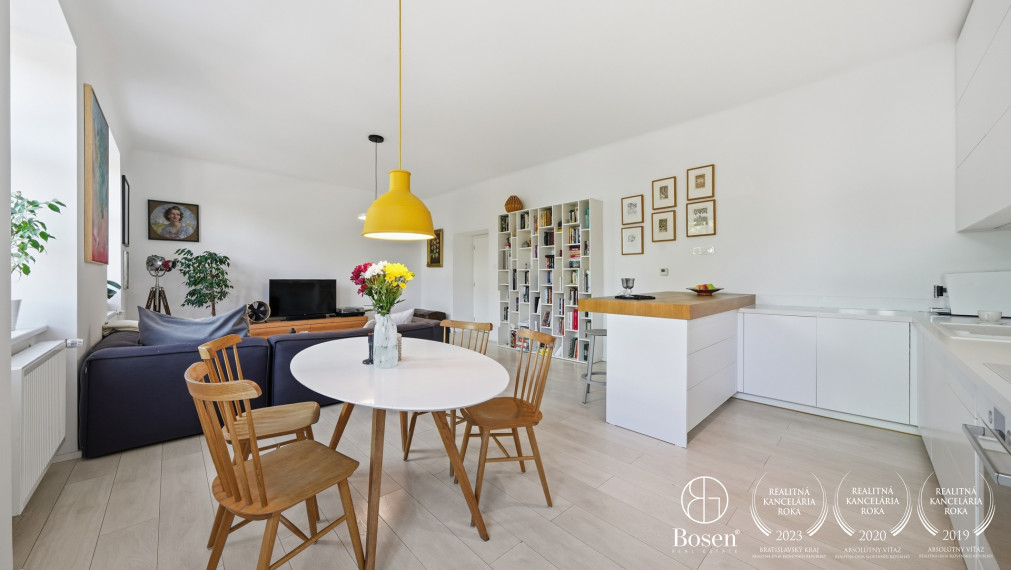 BOSEN | 3 izbový byt s charakterom a loggiou, Mlynské Nivy, Bratislava, 99 m2