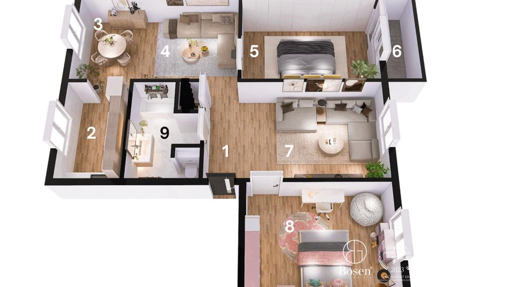 BOSEN | 4 izbový byt s balkónom, Fiľakovo, centrum