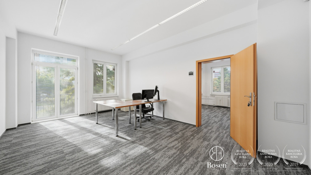 BOSEN| Reprezentatívne kancelárie 174 m² so samostatným vstupom a parkovaním | Trnavská cesta, Bratislava – Nové Mesto