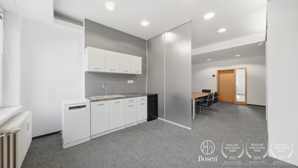 BOSEN| Reprezentatívne kancelárie 174 m² so samostatným vstupom a parkovaním | Trnavská cesta, Bratislava – Nové Mesto