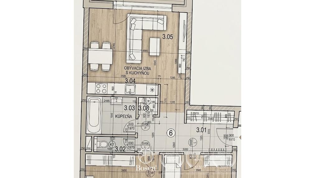 3-IZBOVÝ BYT SO ZASTREŠENOU TERASOU 16 m² | SLOVENSKÝ GROB