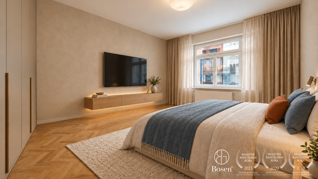 BOSEN | Mestské bývanie s charakterom, 3-izbový byt, 90 m², Dunajská, Staré Mesto