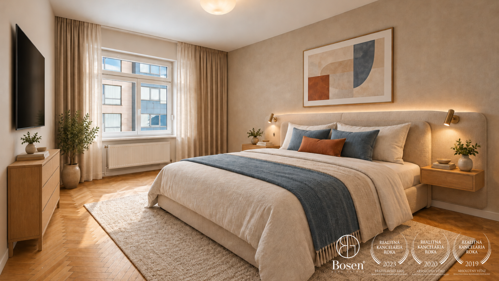 BOSEN | Mestské bývanie s charakterom, 3-izbový byt, 90 m², Dunajská, Staré Mesto