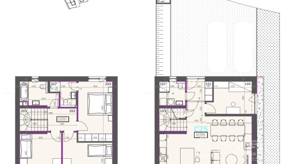 BOSEN | Moderný 5i rodinný dom s veľkým pozemkom a záhradou v projekte AGÁTY, Dúbravka