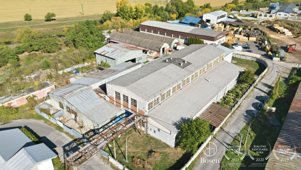 BOSEN | Výrobný areál, Bošany, 5 500 m²