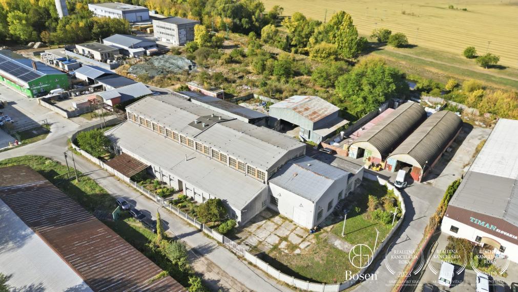 BOSEN | Výrobný areál, Bošany, 5 500 m²