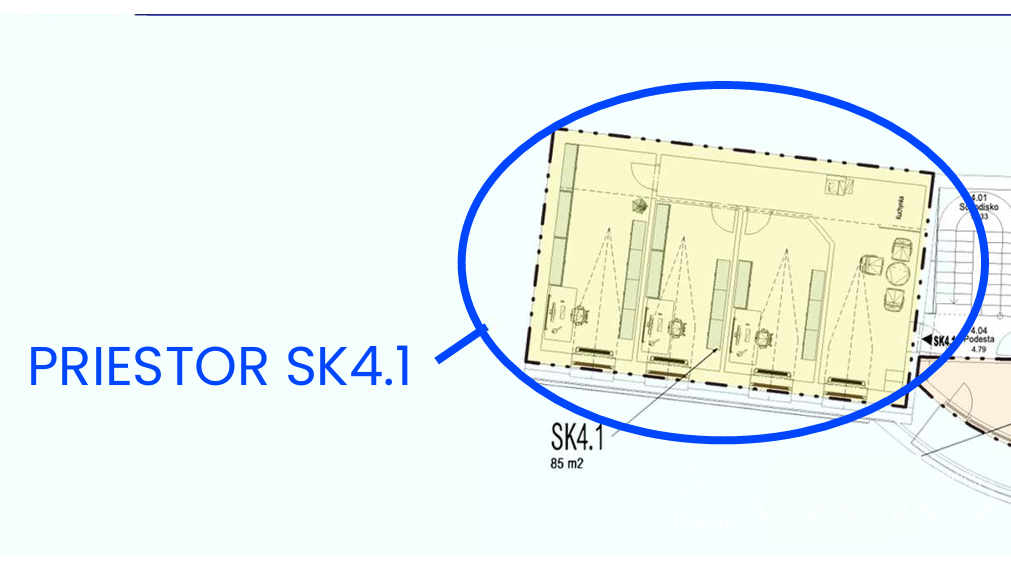 BOSEN | Prenájom kancelárskych priestorov 85,00 m² na Panenskej ulici - Staré Mesto, Bratislava