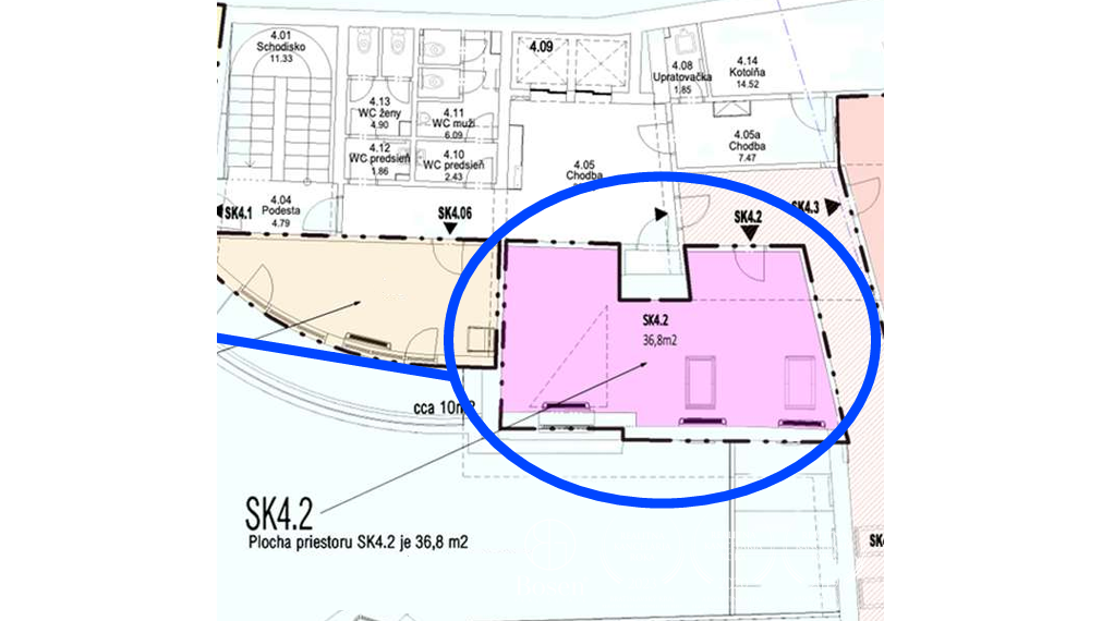 BOSEN | Prenájom kancelárskych priestorov 36,80 m² na Panenskej ulici - Staré Mesto, Bratislava