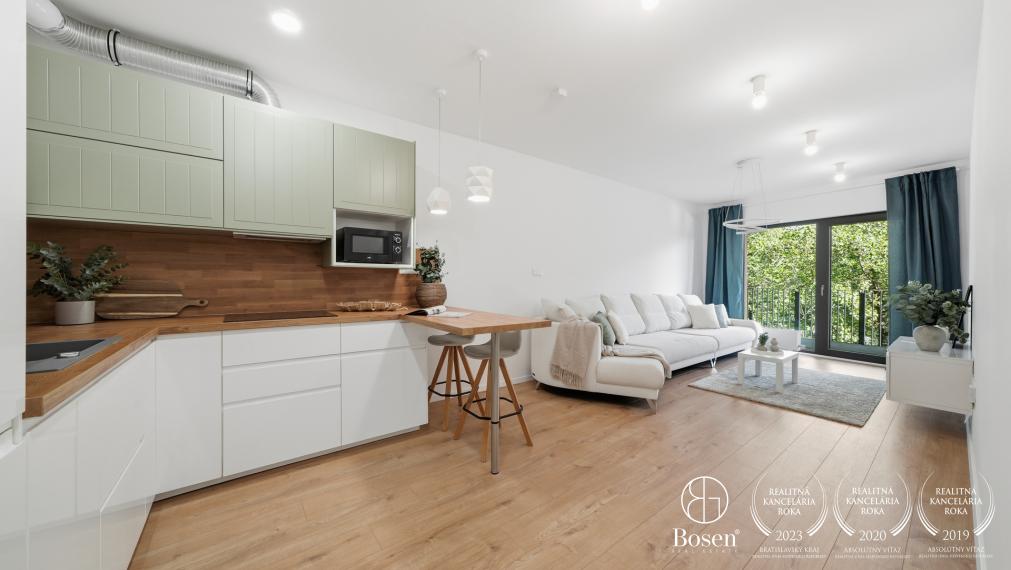BOSEN | Moderne zariadený 2 izbový byt v Záhorskej Bystrici, 61,2 m2