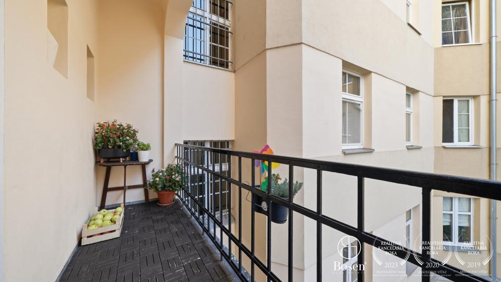 BOSEN | 3 izbový byt s charakterom a loggiou, Mlynské Nivy, Bratislava, 99 m2