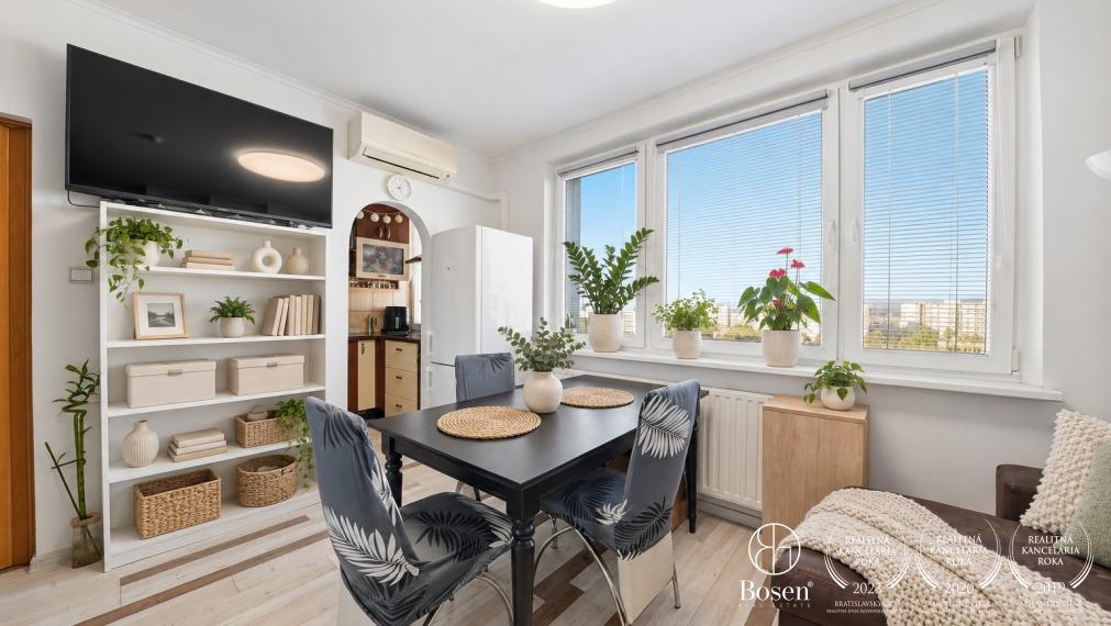 BOSEN | Šikovne riešený 1,5-izbový byt 37 m² v Petržalke