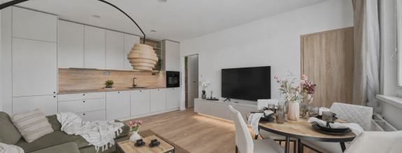 BOSEN | Kompletne zrekonštruovaný a zariadený 2 izbový byt s loggiou, 46 m², Ružinov, Haburská