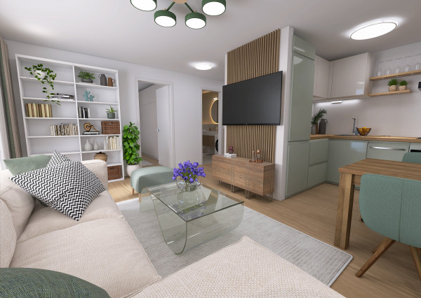 PREDANÉ: BOSEN | 2kk byt v novostavbe NOEMIS s najkrajším výhľadom