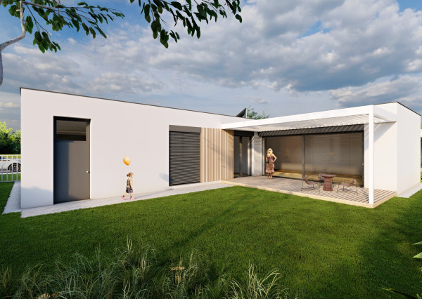 REZERVOVANÝ BOSEN | Ponúkame 4 izbový rodinný dom s garážou G1 -Trenčín