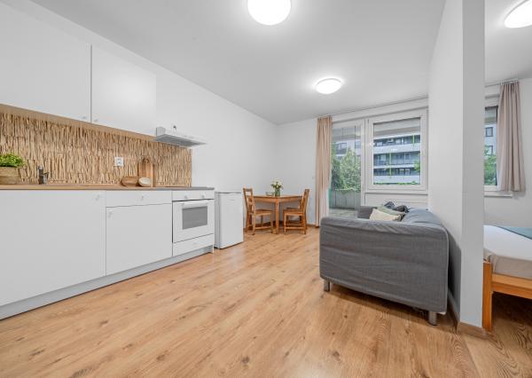 Bosen | Útulný a kompletne zariadený 1-izbový byt s terasou v projekte Arboria - Trnava