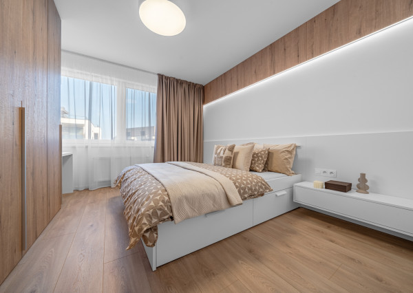 Bosen | Svetlý 2-izbový byt s dvoma garážovými státiami a loggiou v projekte Livana, Záhorská Bystrica