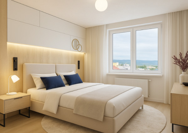 PREDANÉ| ARISE| 4-izbový byt s loggiou a výhľadom na Bratislavu, Rača