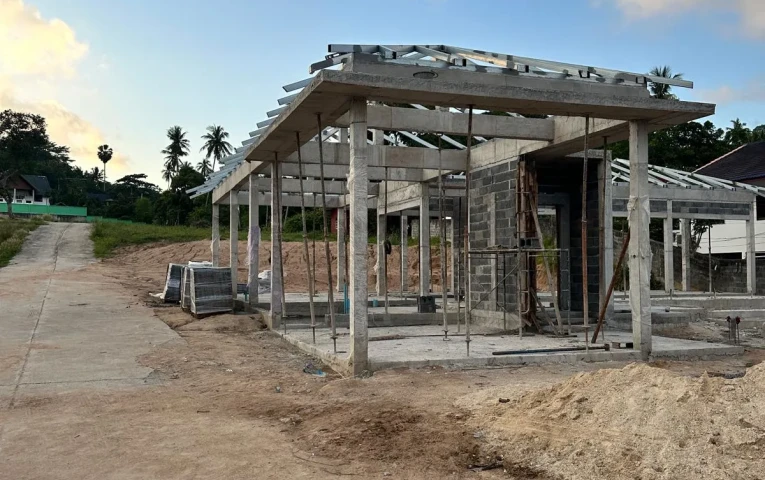 maha baan villas - výstavba