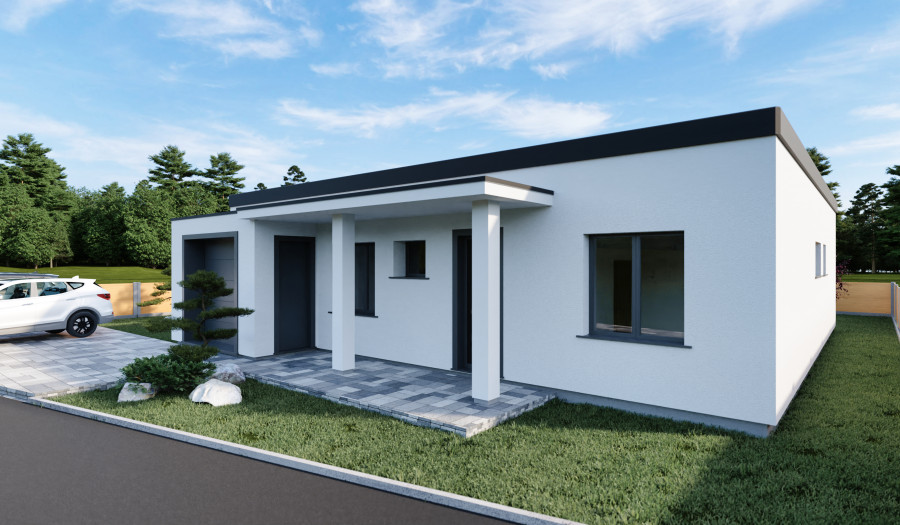 BOSEN |  REZERVOVANE 4 izbový rodinný dom s garážou, novostavba, Blahová, 163 m2