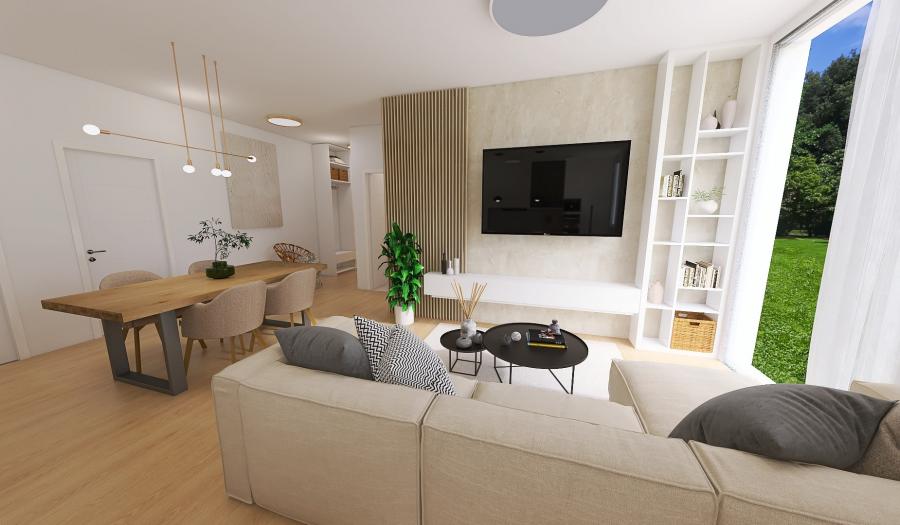 BOSEN | 4 izb. byt s predzáhradkou, 105 m2, Tomášov