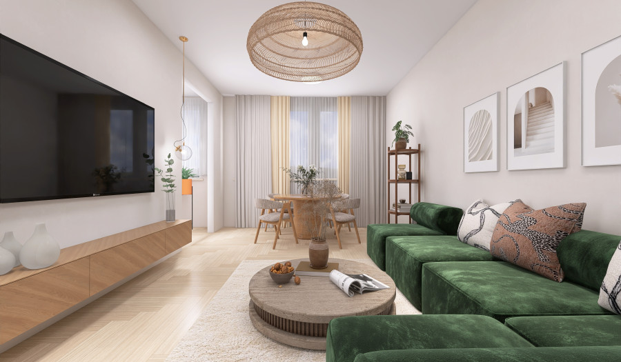 BOSEN | 2 izbový byt s loggiou v centre Fiľakova, 65m2