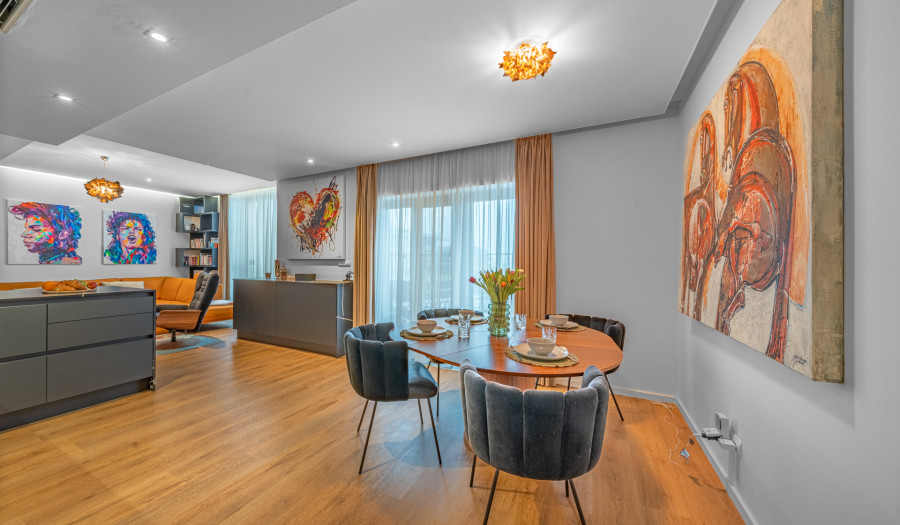 BOSEN | Štýlový, kompletne zariadený 5 izbový mezonet s 2 terasami, v centre Bratislavy, 211 m2