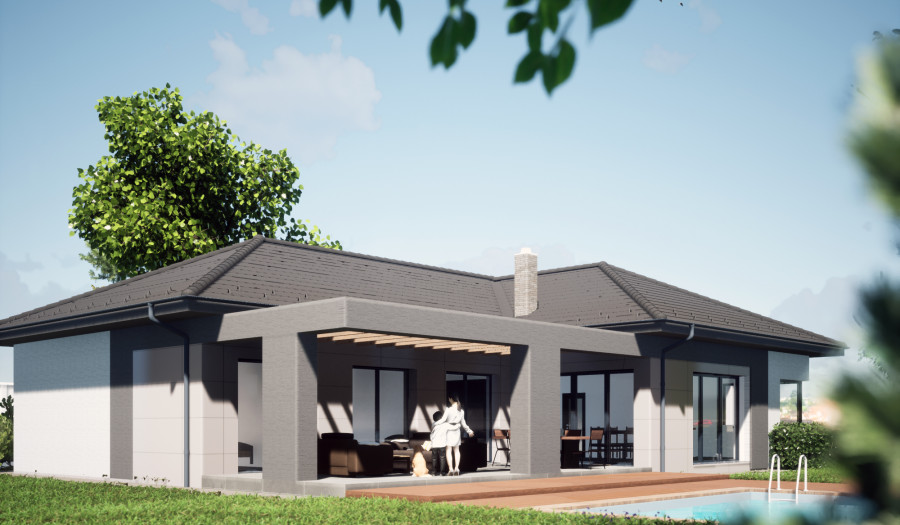 BOSEN | Veľkometrážny stavebný pozemok s projektom, 1270 m2